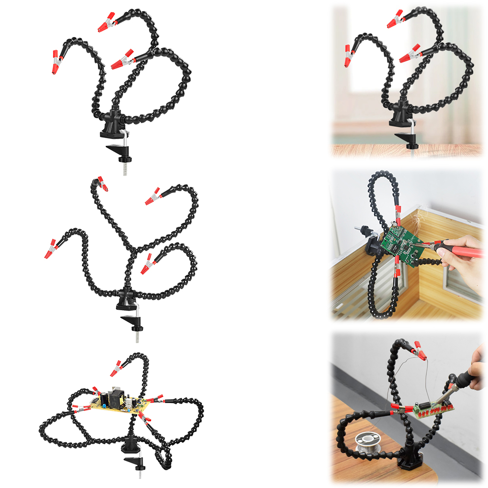 Electronics Repair Workshop - Desk Clamp Soldering Third Hand Tool