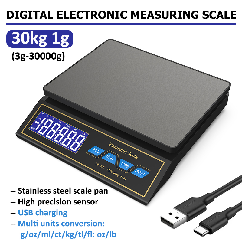 LCD Digital Kitchen Scale 30kg - Electronics Repair Workshop recension och pris