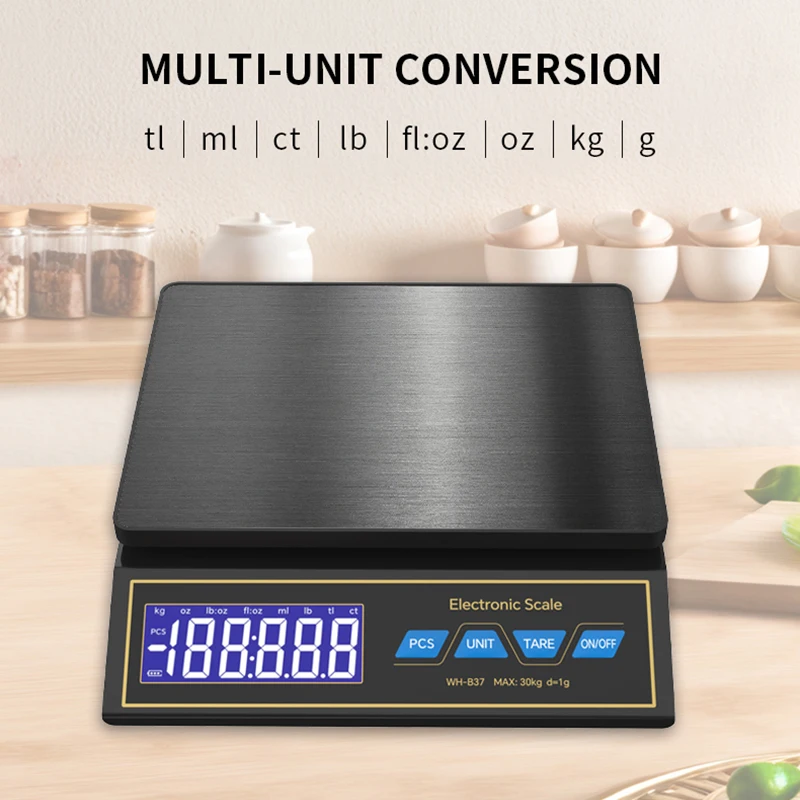LCD Digital Kitchen Scale 30kg - Electronics Repair Workshop recension och pris